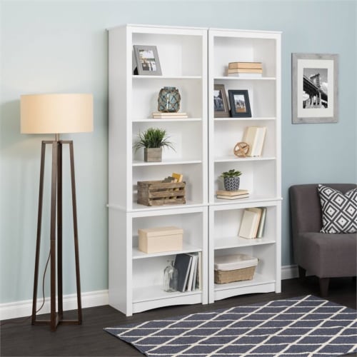 Bookcase on sale tall white