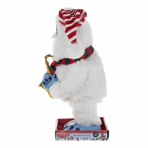Holiday Home Animated Bumble Plush Perspective: left