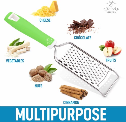 Zulay Kitchen Cheese Grater With Easy Grip Handle, 1 - Foods Co.