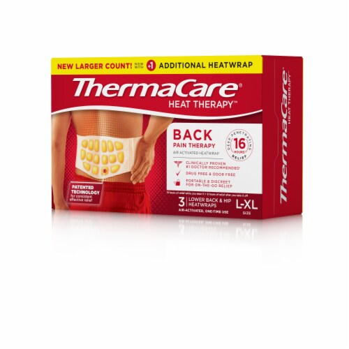 ThermaCare Back Pain Heat Therapy Perspective: left
