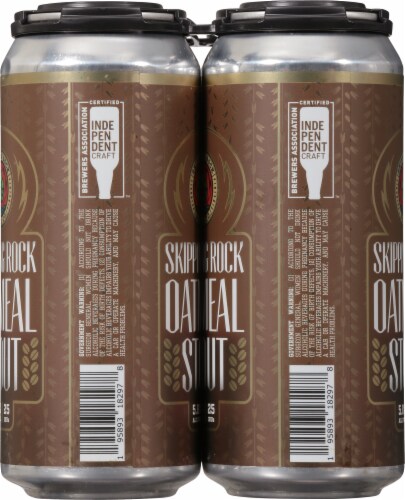 Skipping Rock Oatmeal Stout Perspective: left