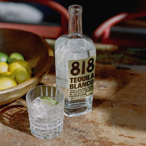 818 Blanco Tequila Perspective: left