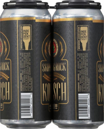 Skipping Rock Kolsch Beer Perspective: left