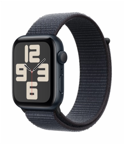 Apple Watch SE - Midnight Aluminum Case with Ink Sport Loop Perspective: left