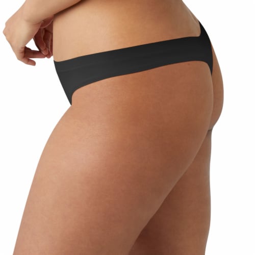 Maidenform Thong Size 8 - Black Perspective: left