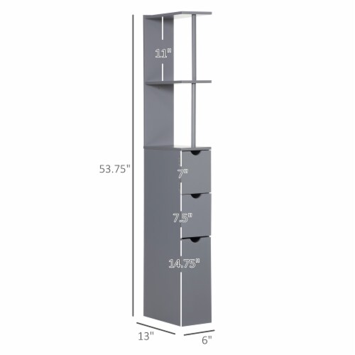 Tall narrow bathroom clearance shelving unit