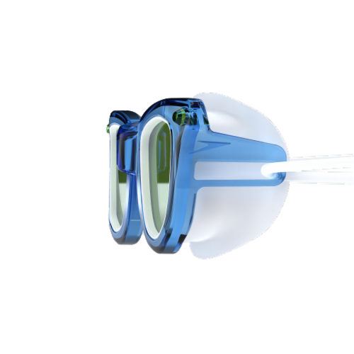 Speedo Adult Seasider Mirror 242 Goggles - Blue Perspective: left