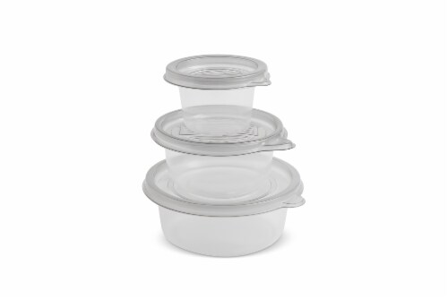 Core Home Food Storage Set - Light Grey Perspective: left