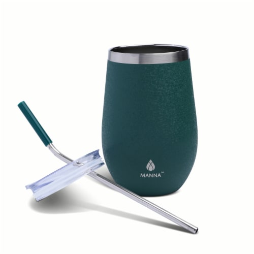 Manna Wine Tumbler - Green Perspective: left