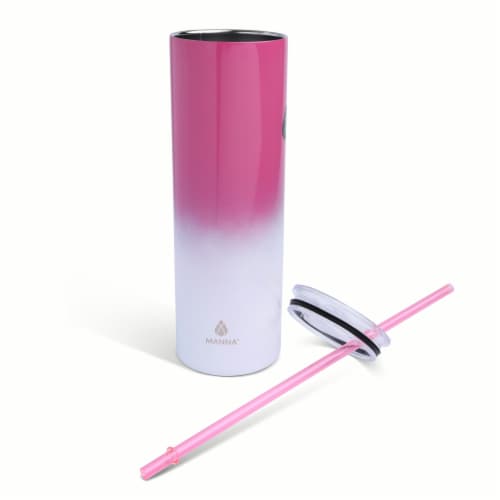 Manna Skinny Tumbler - Pink Perspective: left