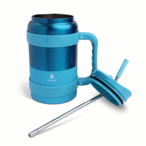 Manna Sawyer Bottle - Peacock Blue Perspective: left