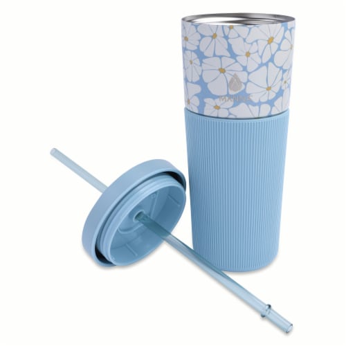 Manna™ Mug Tribeca Tumbler 24 oz Light Blue Perspective: left