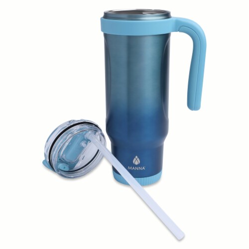 Manna™ Shimmer Ombre Mug - Blue Perspective: left
