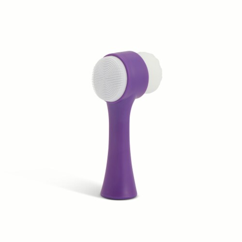 Core Home Double Sided Cleansing Brush - Purple Perspective: left