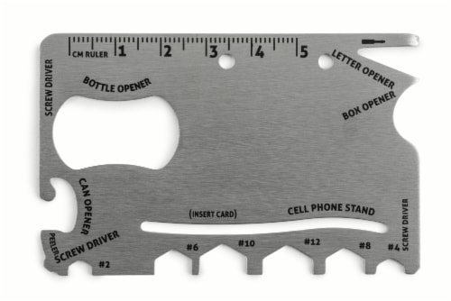Core Home 18 in 1 Credit Card Tool Perspective: left