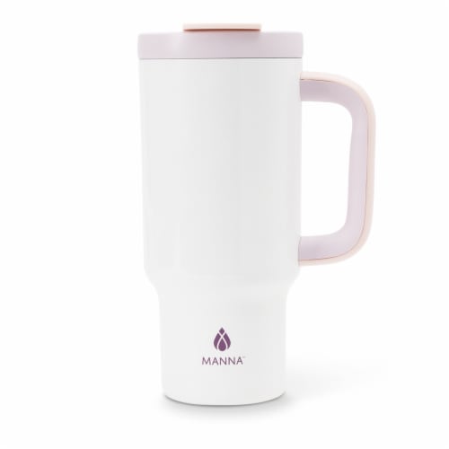 Manna™ Adventure™ Handled Tumbler - Cream Shimmer Perspective: left