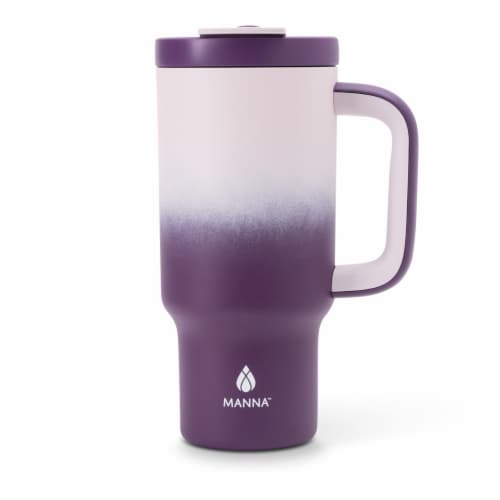 Manna™ Adventure™ Handled Tumbler - Purple Perspective: left