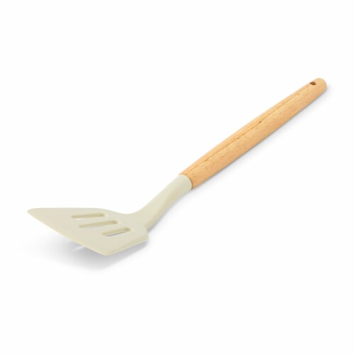 Core Kitchen Silicone Slotted Turner - Beige Perspective: left