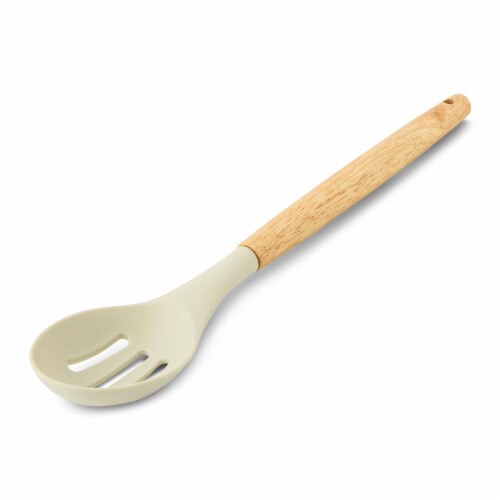 Core Kitchen™ Silicone Slotted Spoon Beige Perspective: left