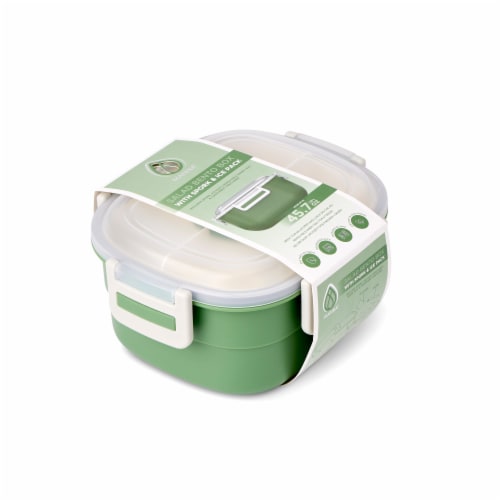 Manna™ Salad Bento Box - Green Perspective: left
