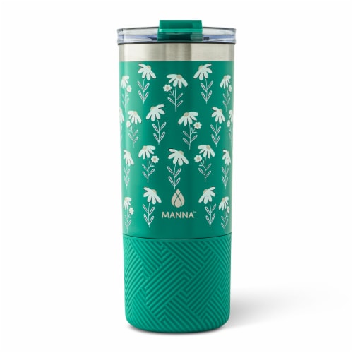 Manna 20-Ounce Stainless Steel Tumbler - Sahara Teal Perspective: left