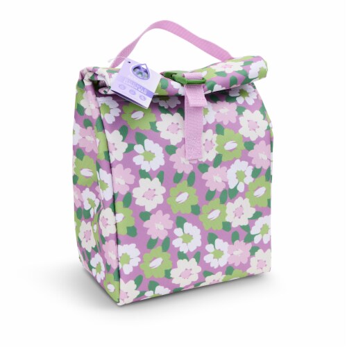 Core Home Manna Buckle Lunch Bag - Purple Perspective: left
