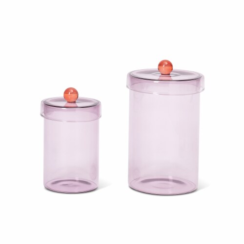 Core Glass Canister - Red Perspective: left