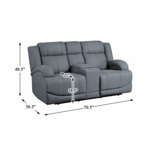 Power reclining shop loveseat microfiber
