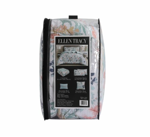 Ellen Tracy™ Floral Comforter Set Perspective: left