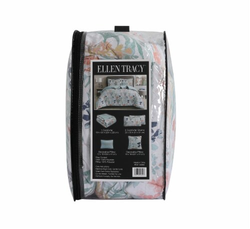 Ellen Tracy™ Floral Comforter Set Perspective: left