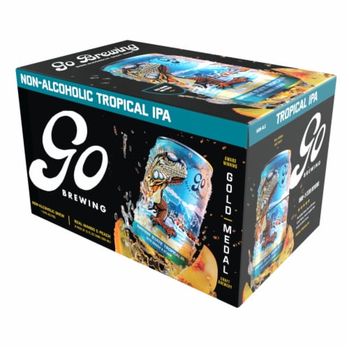 Go Brewing Sunshine State Tropical Ipa Perspective: left