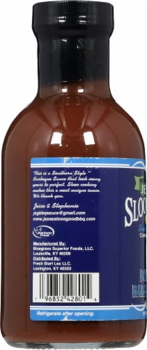 Jesse's Slooo Good™ Bourbon BBQ Sauce Perspective: left
