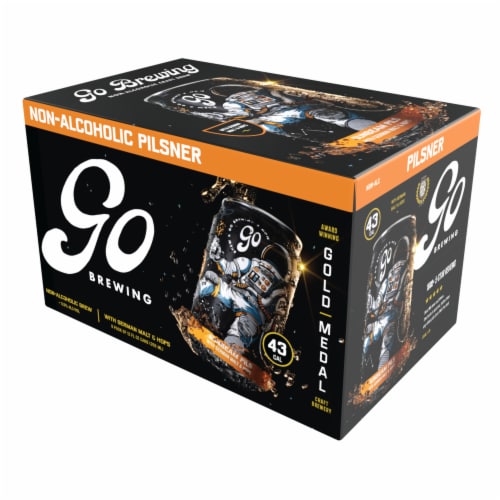 Go Brewing Sunbeam Pilsner Perspective: left