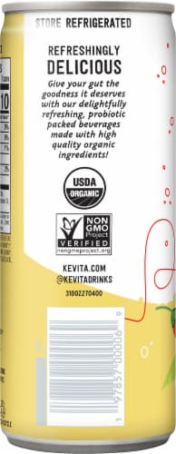 Kevita® Lemon Cayenne Probiotic Sparkling Drink Perspective: left