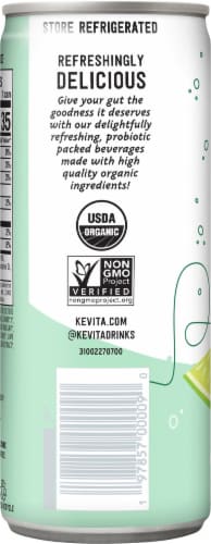 Kevita® Mojita® Lime Mint Coconut Probiotic Sparkling Drink Perspective: left