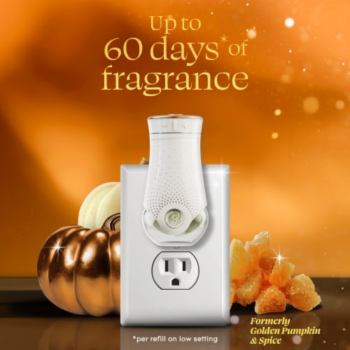 Glade® PlugIns® Refills Air Freshener, Pumpkin & Ginger, 1.34oz, 2 count Perspective: left