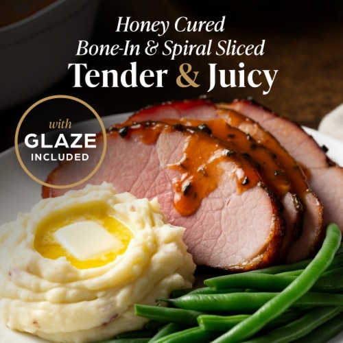 Private Selection® Spiral Sliced Bone-In Honey Ham Half Perspective: left