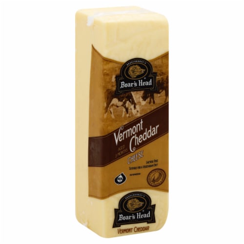 Boar’s Head Vermont Cheddar Cheese White Perspective: left