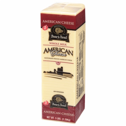 Boar's Head American Cheese White Perspective: left