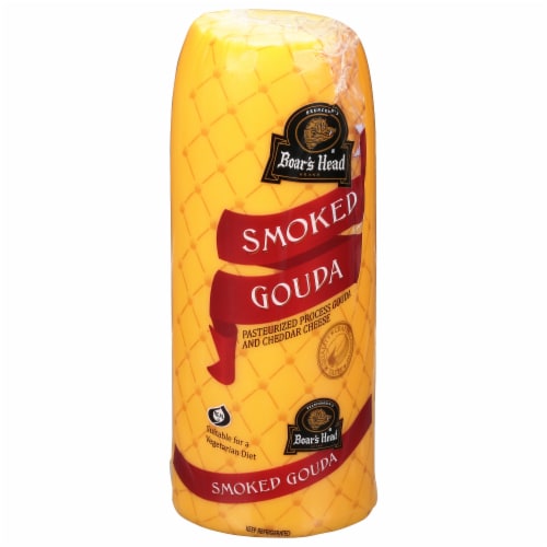 Boar's Head Smoked Gouda Cheese Perspective: left