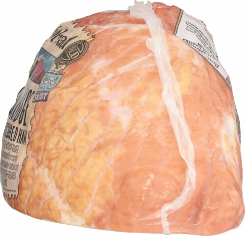 Boar’s Head Bold BourbonRidge Uncured Smoked Ham Fresh Sliced Deli Meat Perspective: left