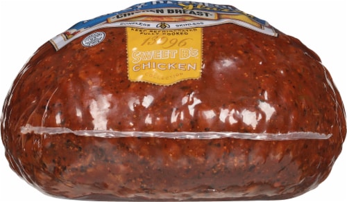 Boar’s Head Sweet B’s Honey Barbeque Glazed Chicken Breast Perspective: left