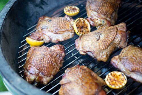 Shady Brook Farms® Turkey Bone-in Thighs Perspective: left