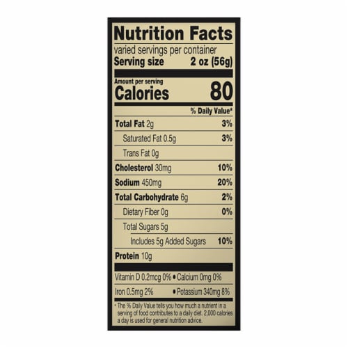 Private Selection® Brown Sugar Uncured Deli Ham Sliced Perspective: left