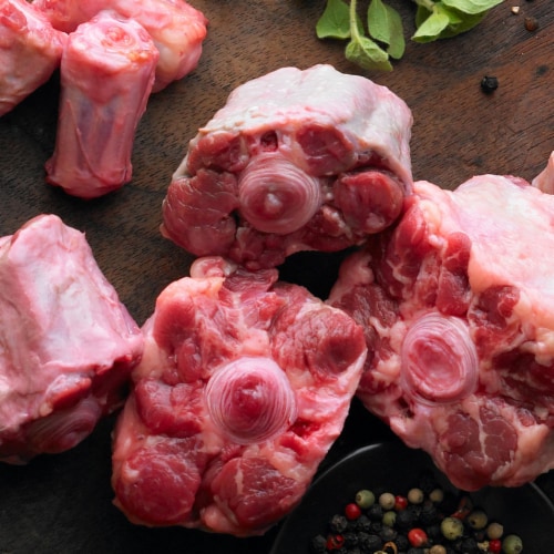 Rumba Meats® Beef Oxtail (Rabo de Res) Perspective: left