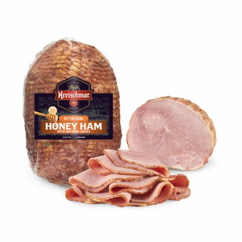 Kretschmar Pit Ham Off Bone Fresh Sliced Deli Meat Perspective: left