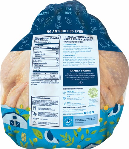 PERDUE® Fresh Whole Chicken with Giblets Perspective: left