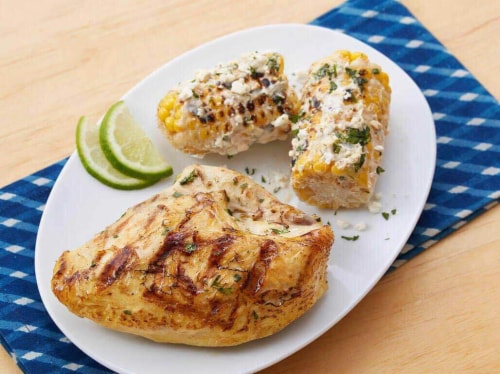 Perdue Bone-In Fresh Chicken Breast Perspective: left