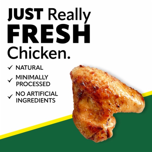 Heritage Farm® Bone In Skin On Chicken Wings Perspective: left