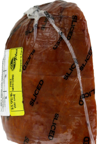 Smithfield Sliced Maple Flavored Boneless Ham (Limit 2 at Sale Retail) Perspective: left